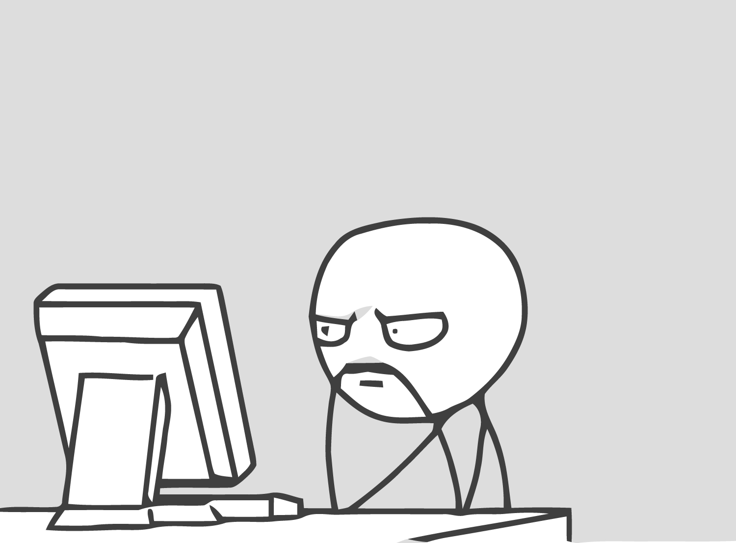 Computer Stare Meme